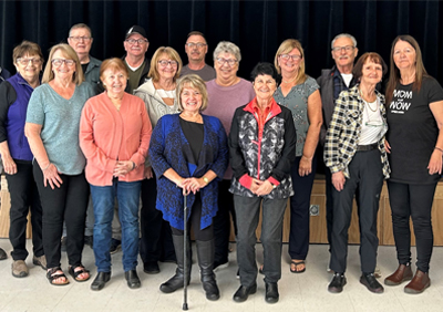 Meeting with seniors in Reidville